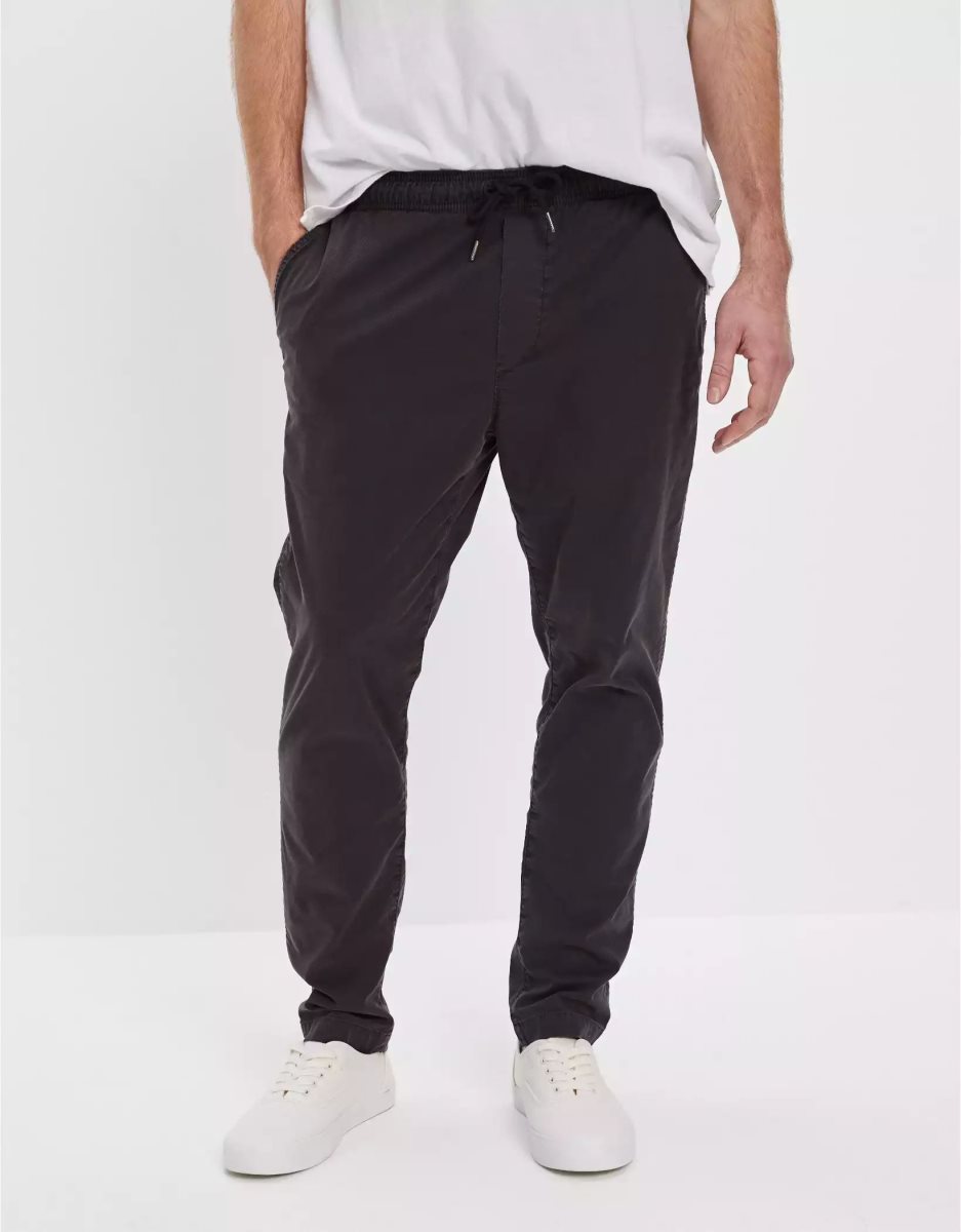 Pantalon American Eagle AE Flex Lived-In Trekker Khaki Noir Homme | UOK-84340236